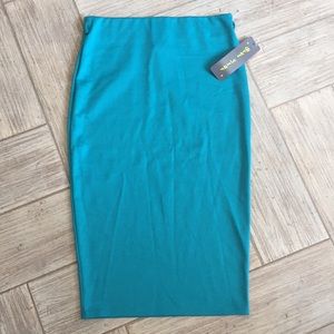 Teal colored pencil shirt NEW WITH TAGS!